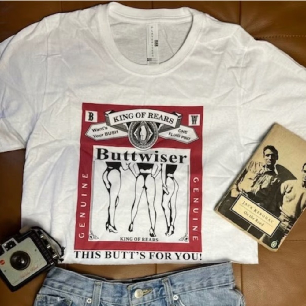 Buttweiser// This Butts For You Crop Tee